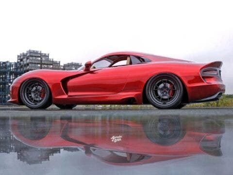 Dodge Viper motore centrale render