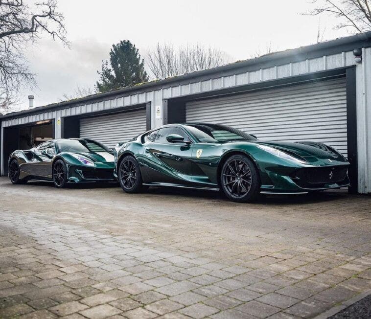 Ferrari 488 Pista e 812 Superfast Verde Scuro