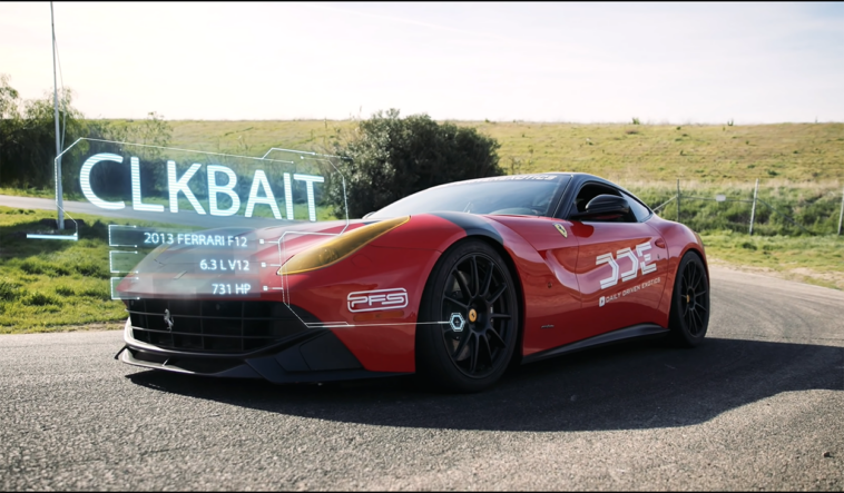 Ferrari F12berlinetta drift