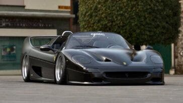 Ferrari F50 nera modificata render
