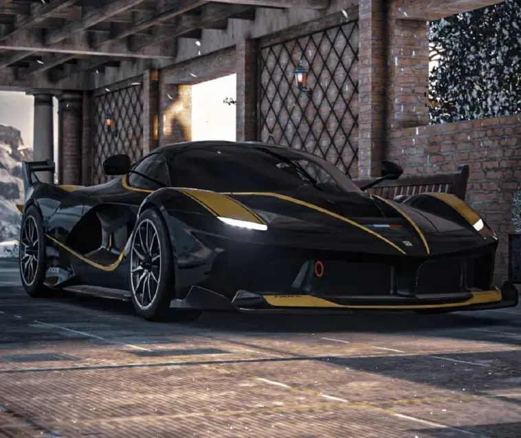 Ferrari FXX-K Batman render