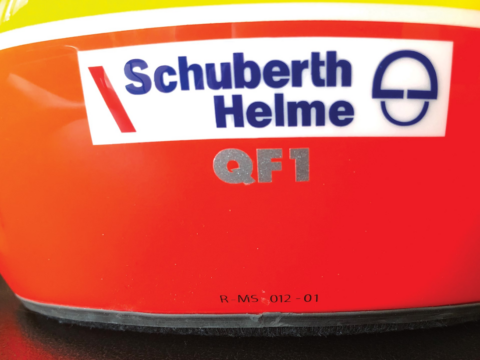 Ferrari casco Michael Schumacher 2001 asta