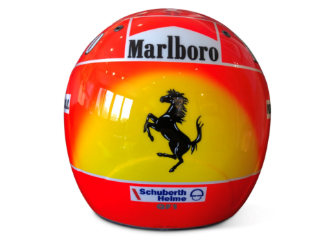 Ferrari casco Michael Schumacher 2001 asta