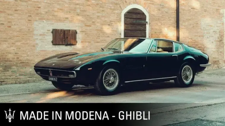 Maserati Ghibli 1966 Made in Modena