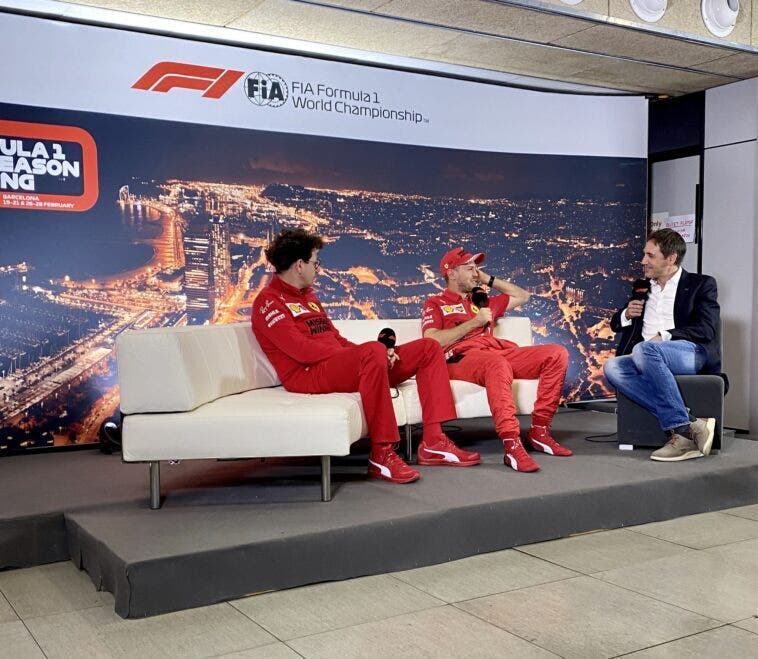 Vettel e Binotto