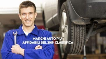 Marche brand automobilistici più affidabili del 2019