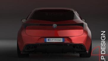 Alfa Romeo Brera Concept posteriore render