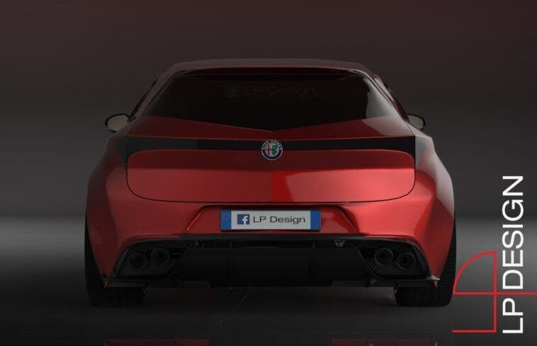 Alfa Romeo Brera Concept posteriore render