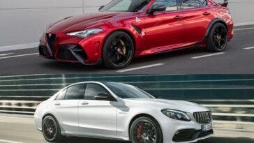 Alfa Romeo GTAm e Mercedes-AMG C63 S