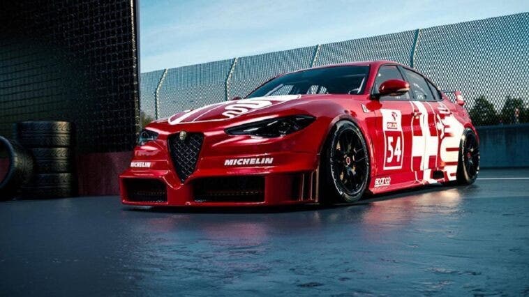 Alfa Romeo Giulia DTM render