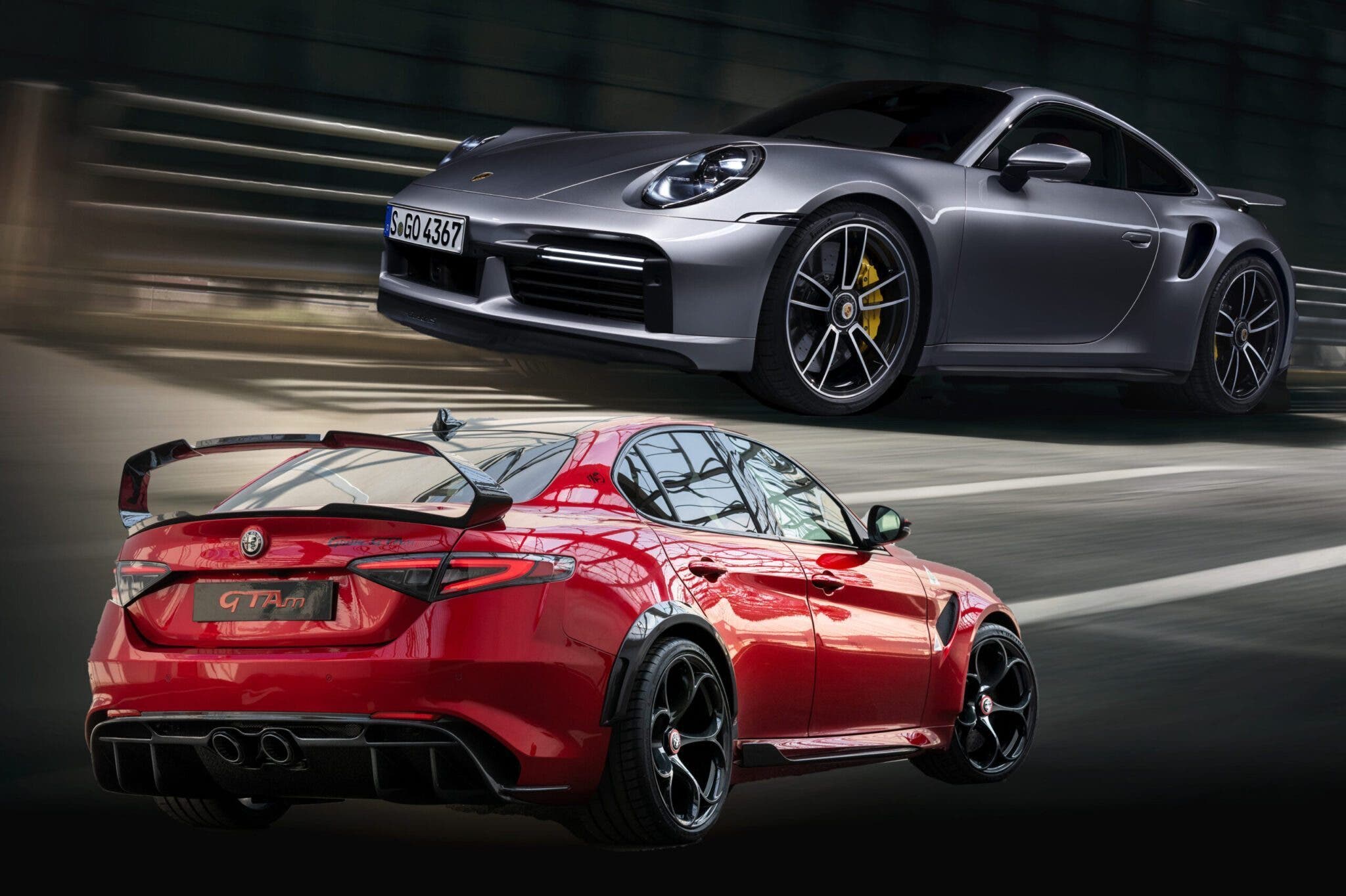 Alfa Romeo Giulia GTAm Vs Porsche 911 Turbo