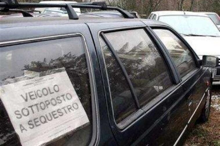 Coronavirus sequestro auto