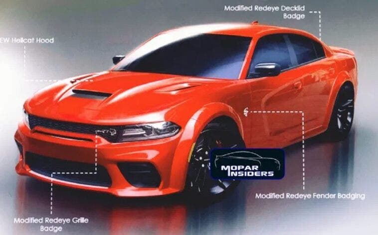 Dodge Charger SRT Hellcat Redeye Widebody render