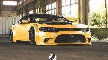 Dodge Charger SRT Hellcat Widebody render