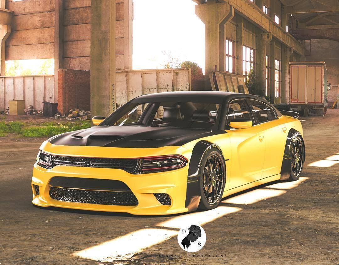 Dodge Charger SRT Hellcat Widebody render