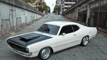 Dodge Demon 1972 restomod render