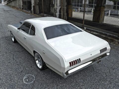 Dodge Demon 1972 restomod render