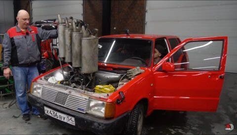 Fiat Uno Garage 54 quattro scarichi