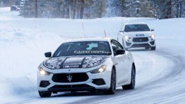 Maserati Ghibli 2021 test invernali foto spia