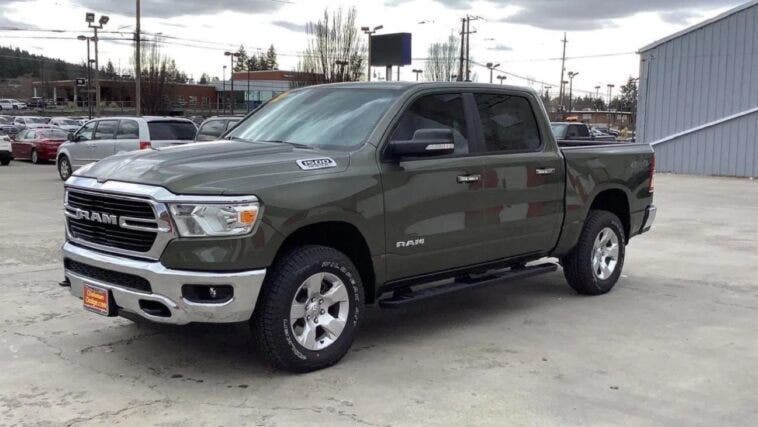 Ram 1500 2020 Olive Green