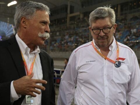 Ross Brawn e Chase Carey