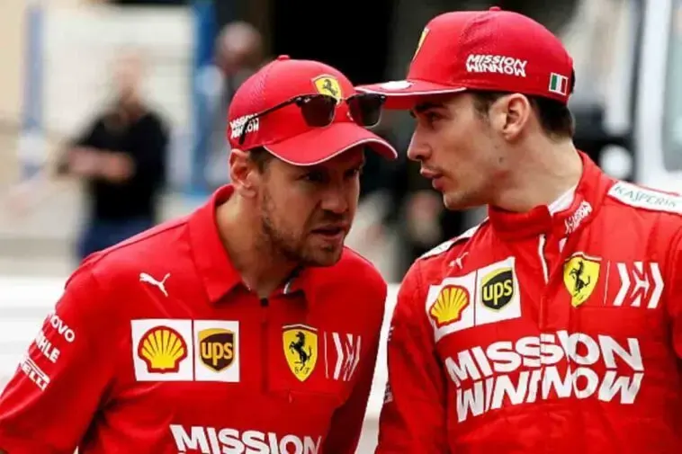 Vettel e Leclerc