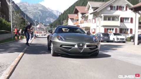 Alfa Romeo Disco Volante Alpi svizzere