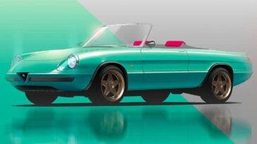 Alfa Romeo Duetto Spider Garage Italia render