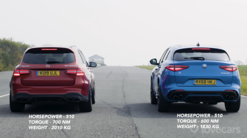 Alfa Romeo Stelvio Quadrifoglio vs Mercedes-AMG GLC 63 S Lovecars