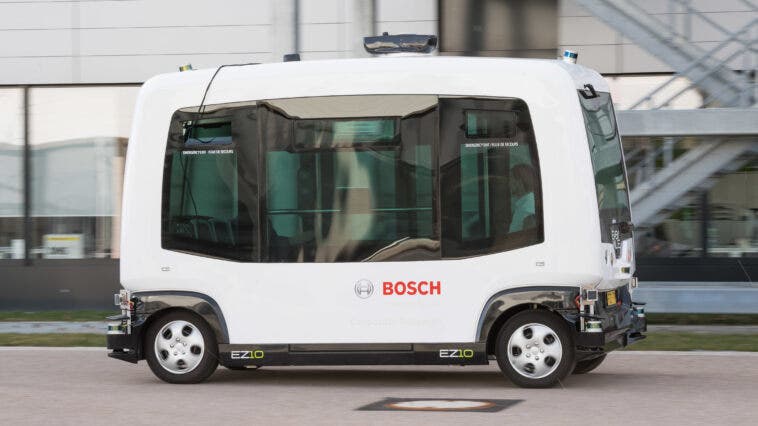 Bosch shuttle guida autonoma