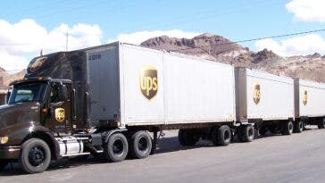 Camion guida autonoma UPS