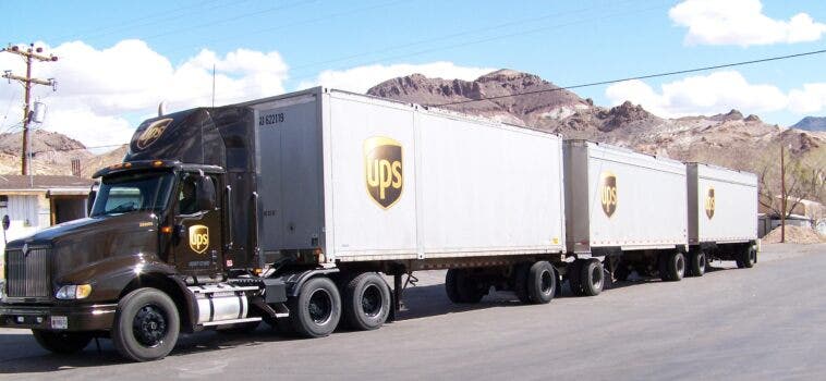 Camion guida autonoma UPS