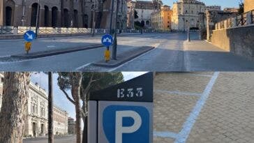 Coronavirus strisce blu ZTL Roma
