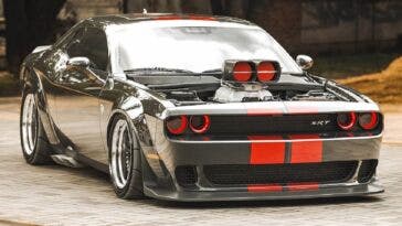 Dodge Challenger SRT Hellcat old school render
