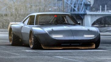 Dodge Charger Daytona widebody render