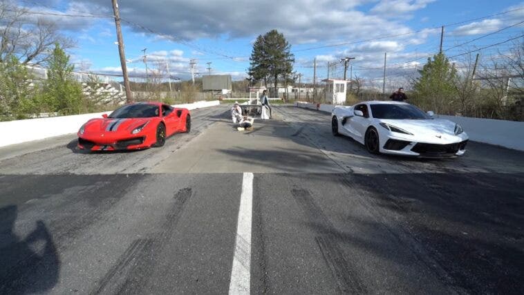 Ferrari 488 Pista vs Chevrolet Corvette C8 Dobre Cars