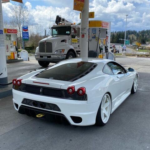 Ferrari F430 bianca mod