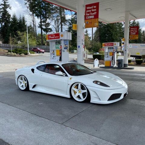 Ferrari F430 bianca mod