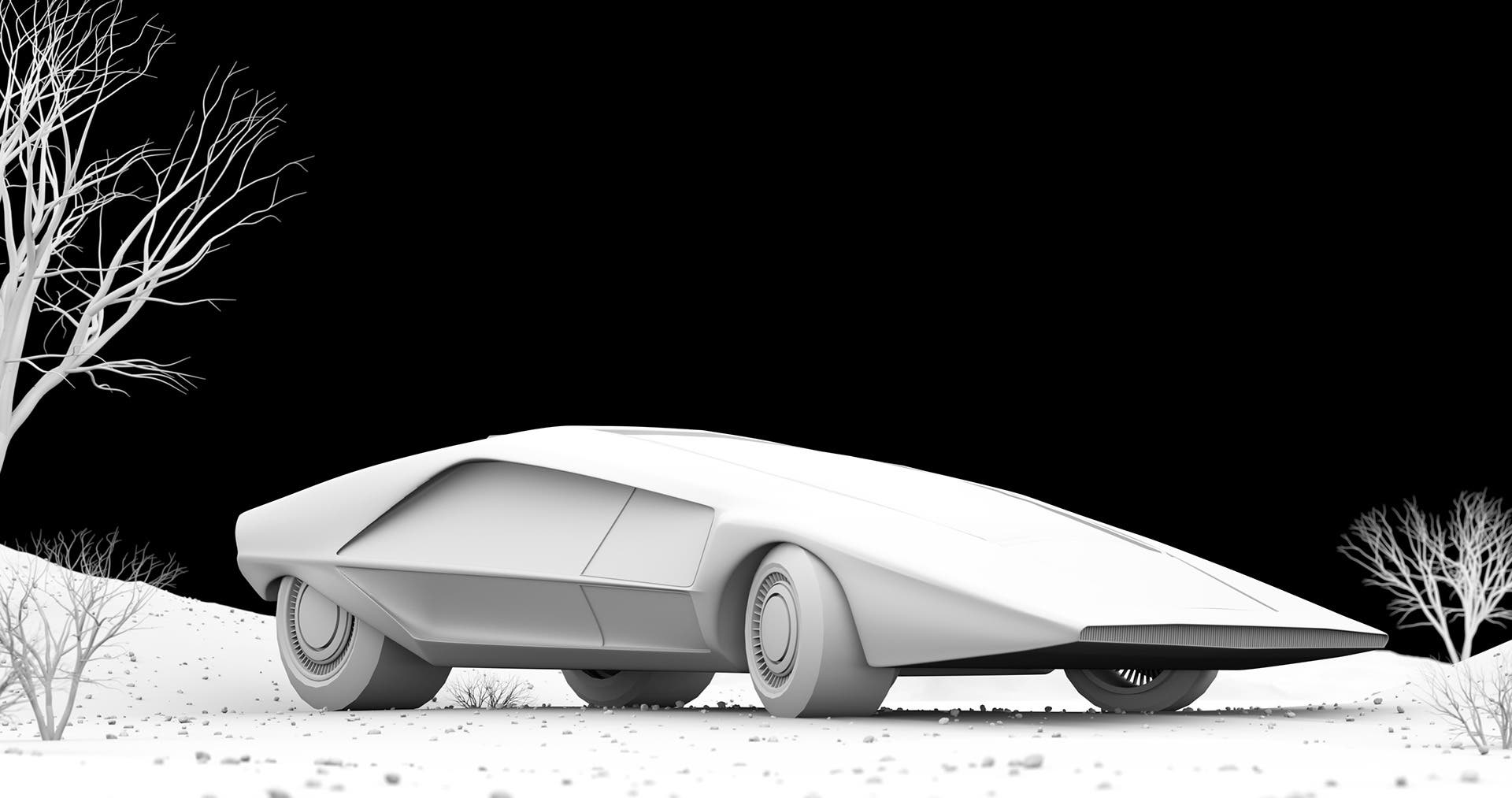 Lancia Stratos HZ Zero render
