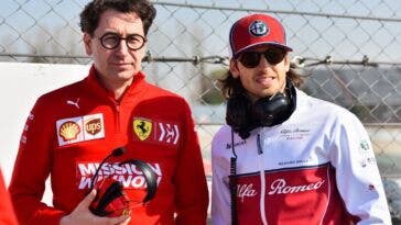 Giovinazzi e Binotto