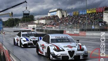 Alfa Romeo Giulia e GTV DTM LP Design render