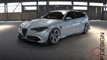 Alfa Romeo Giulia Sport Wagon GTA render