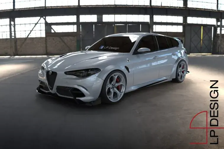 Alfa Romeo Giulia Sport Wagon GTA render