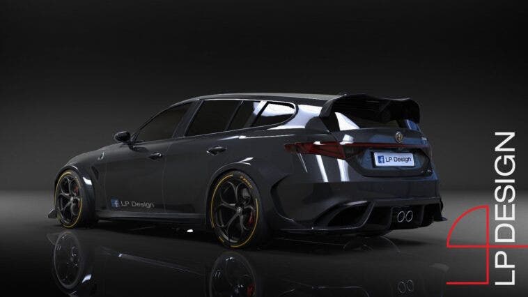 Alfa Romeo Giulia Sport Wagon GTAm render