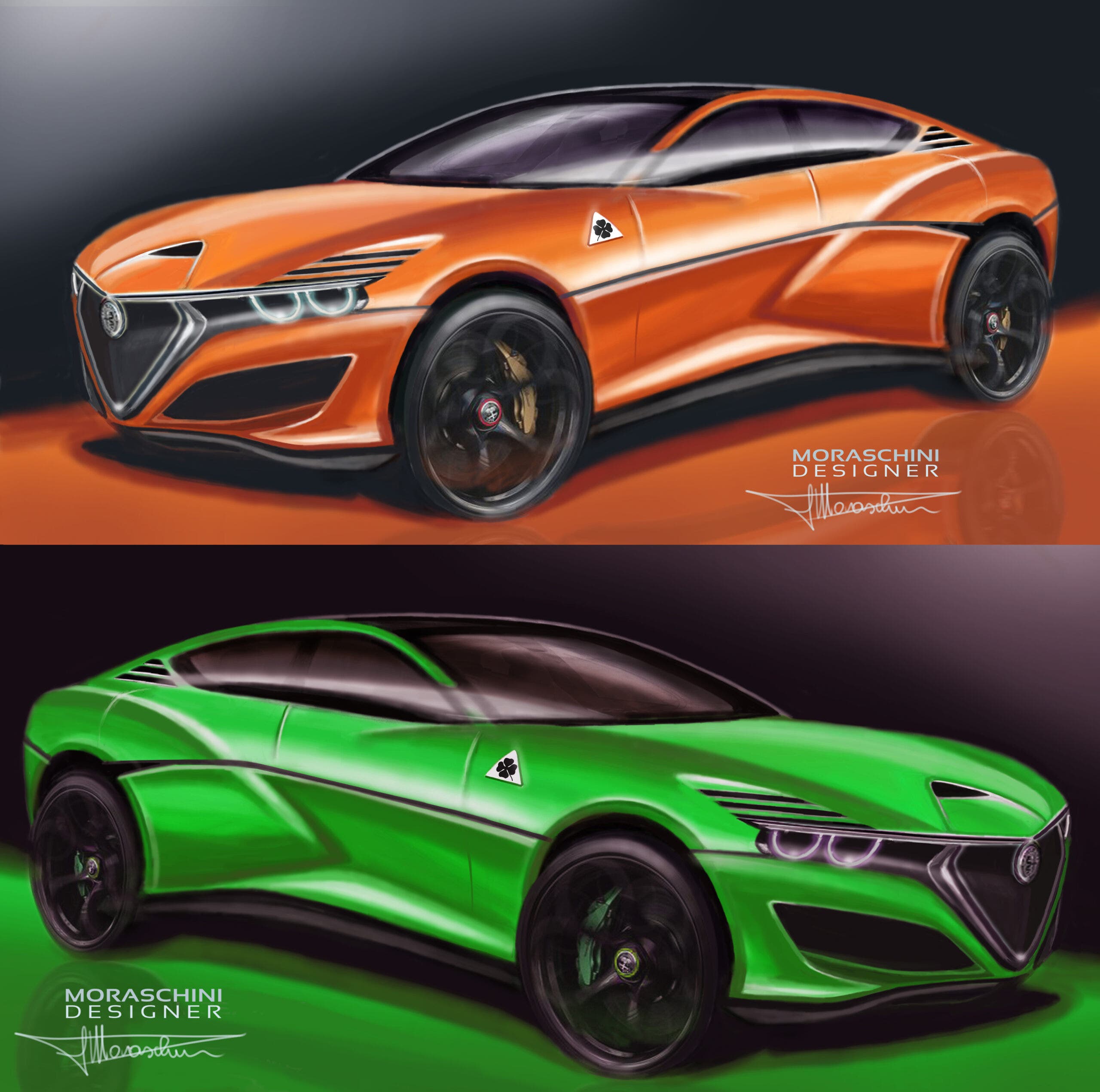 Alfa Romeo Pordoi Quadrifoglio Un Render Immagina Il Futuro Top Di Gamma Della Casa Italiana Clubalfa It