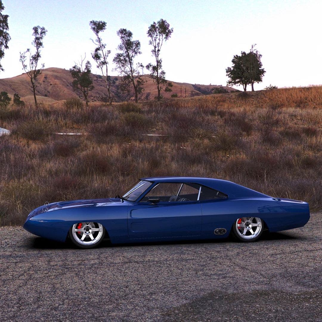 Dodge Charger Daytona moderna render