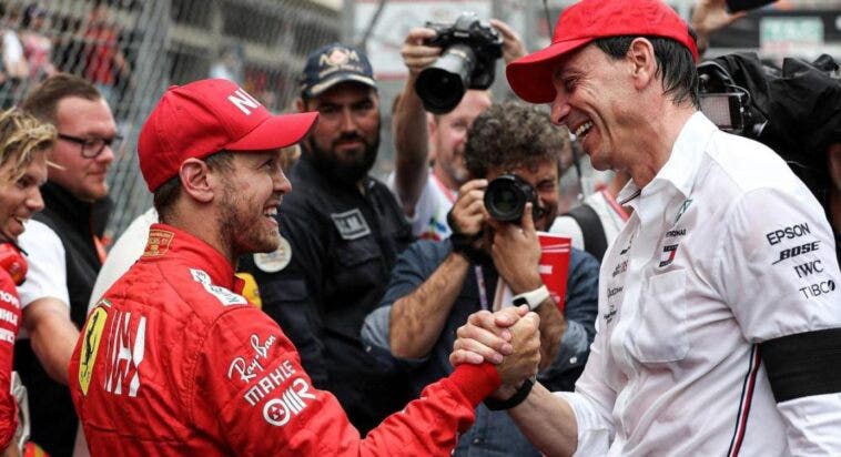 Vettel e Wolff