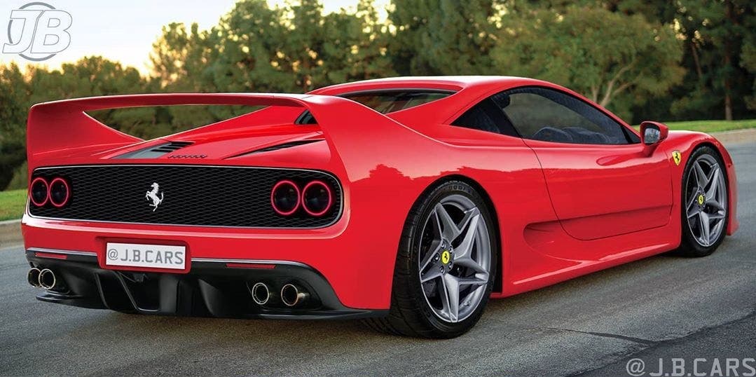 Ferrari F50 moderna render