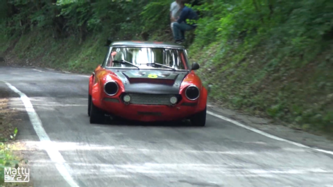 Fiat 124 Abarth 1974 drifting