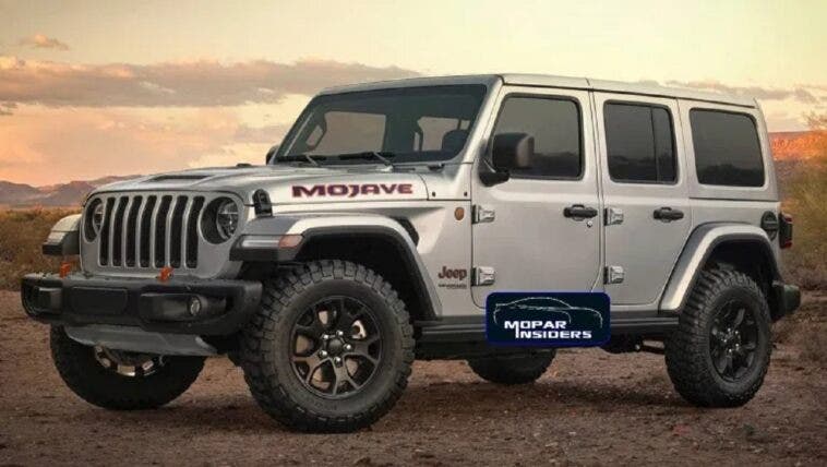 Jeep Wrangler Mojave render